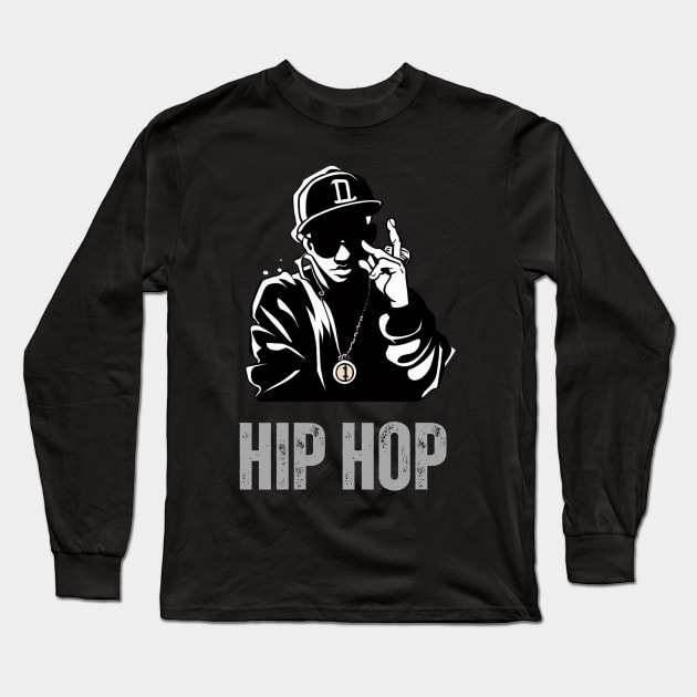 Hip Hop style Long Sleeve T-Shirt by Syntax Wear